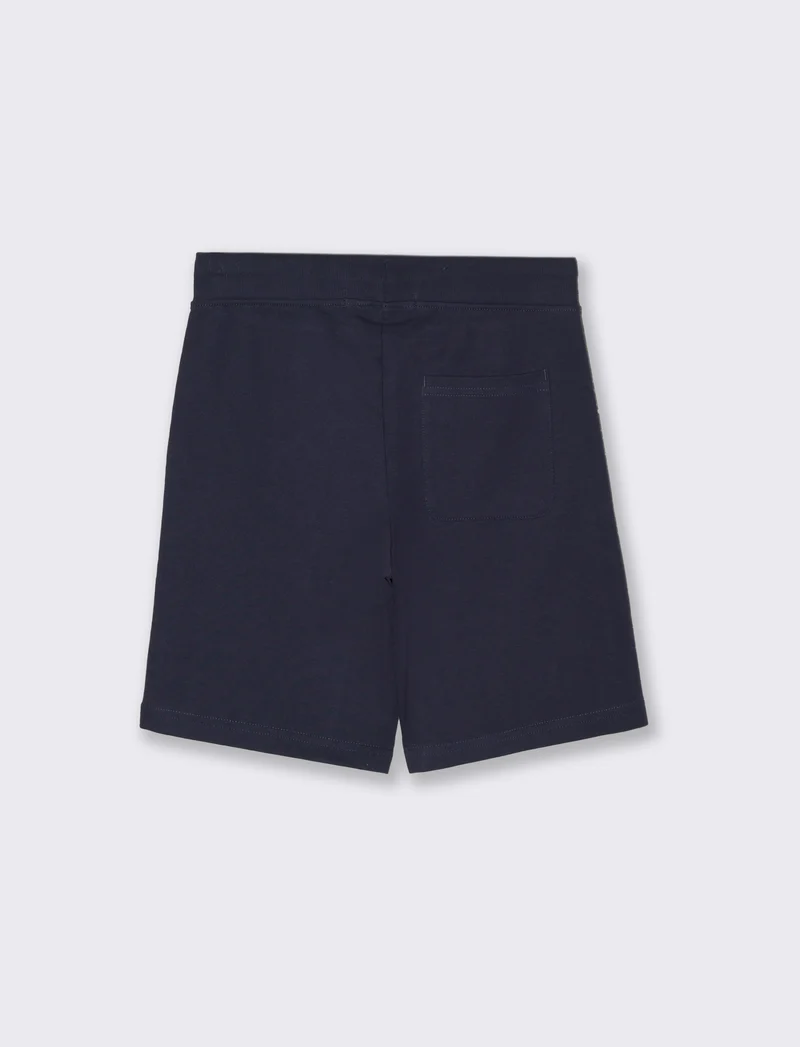 Bermuda in felpa sporty da bambino - Blu