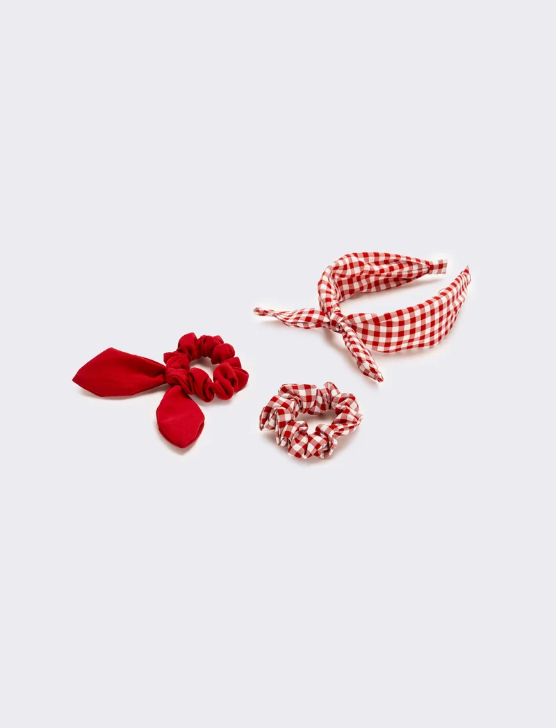 Set cerchietti bambina expo pe25 - Rosso