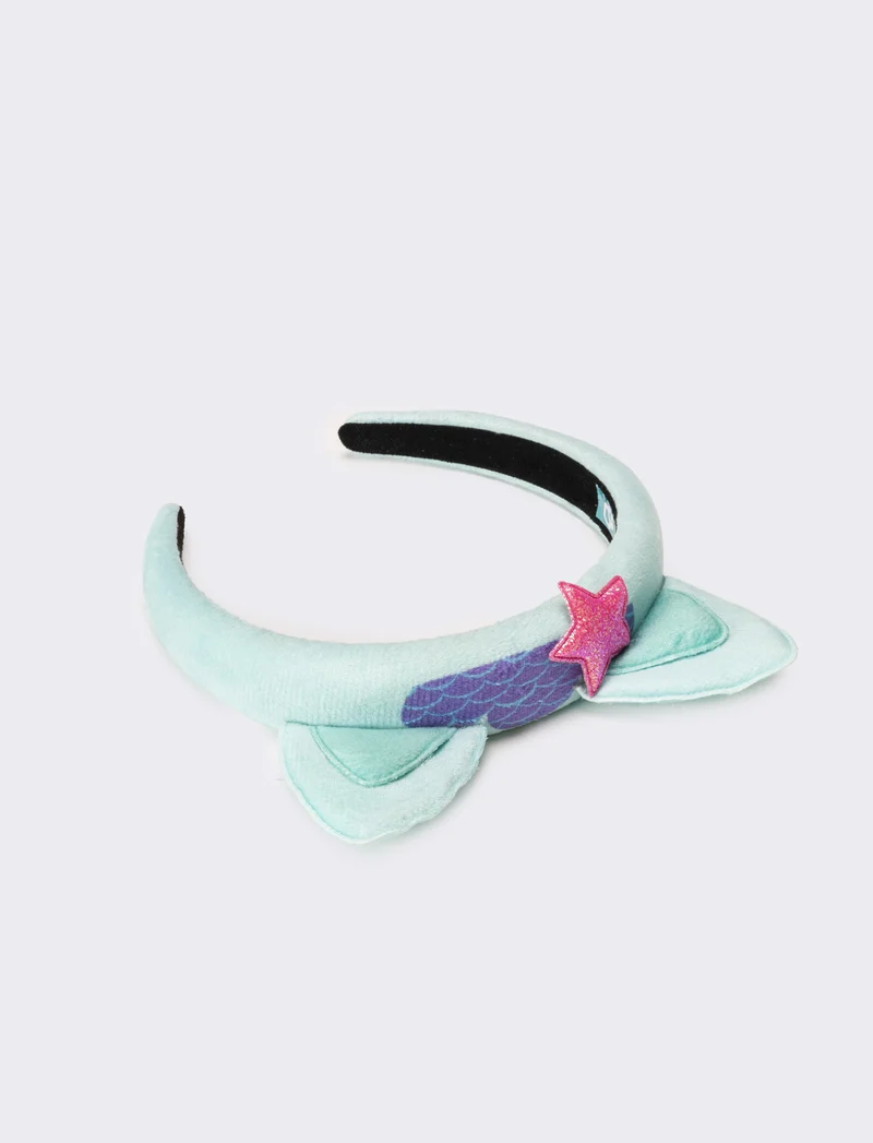 Cerchietto bambina con orecchie gabby's - Verde