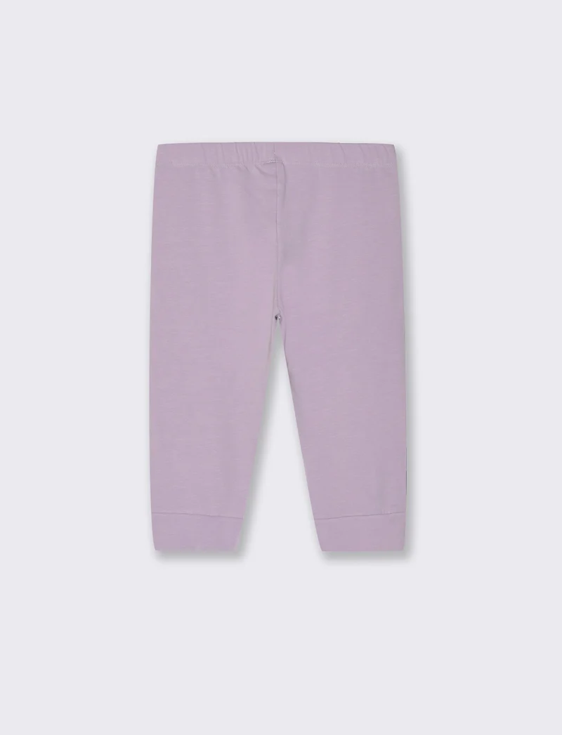Leggings corto da bambina - Lilla