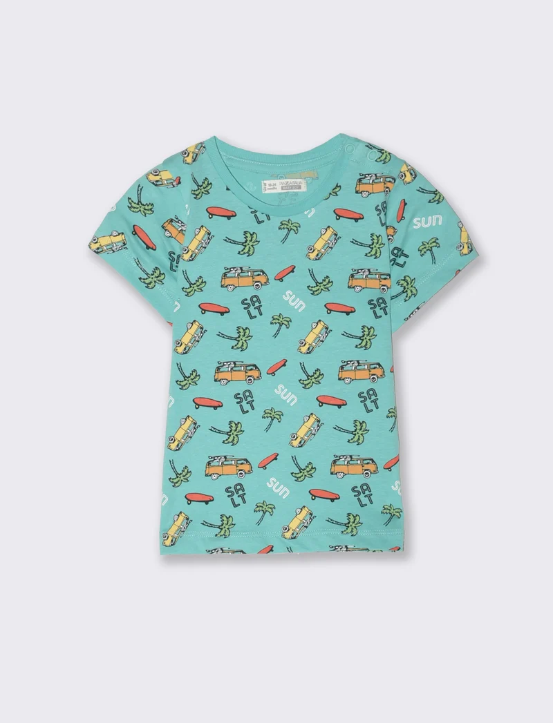 T shirt a fantasia da neonato - Verde acqua