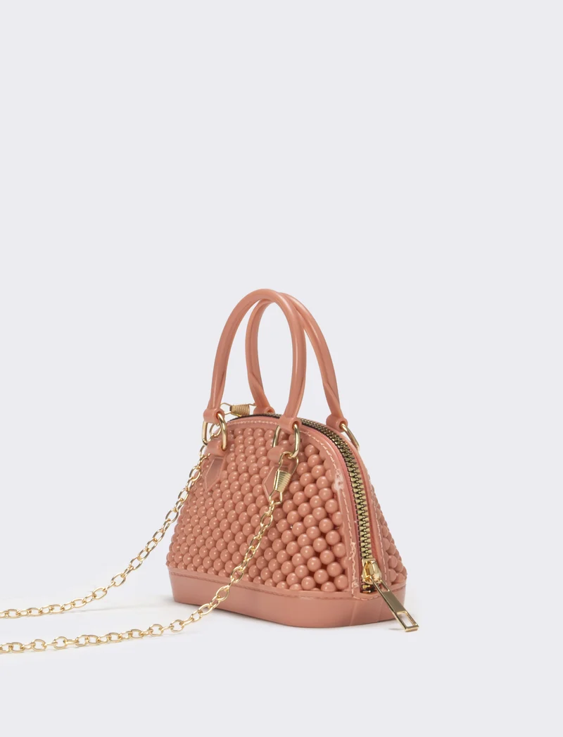 Bauletto bambina con bolle in pvc - Pesca