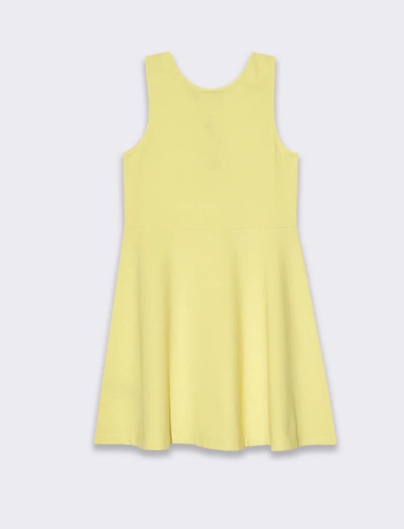 Abito estivo da bambina - Giallo
