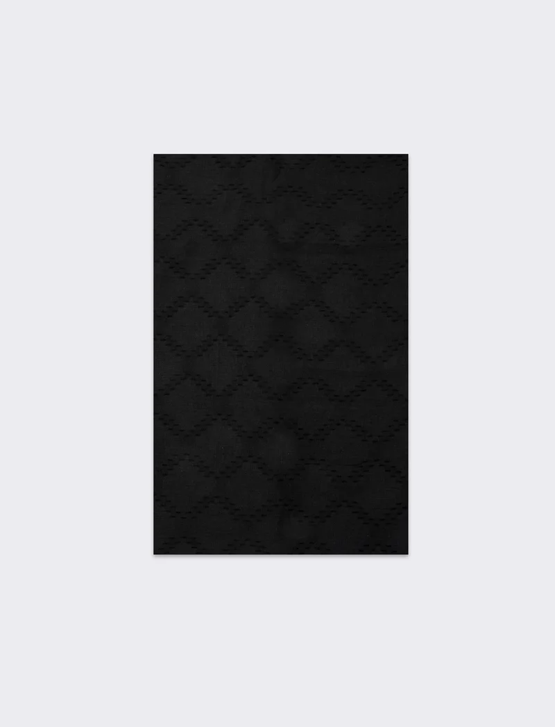Foulard donna colore unito - Nero