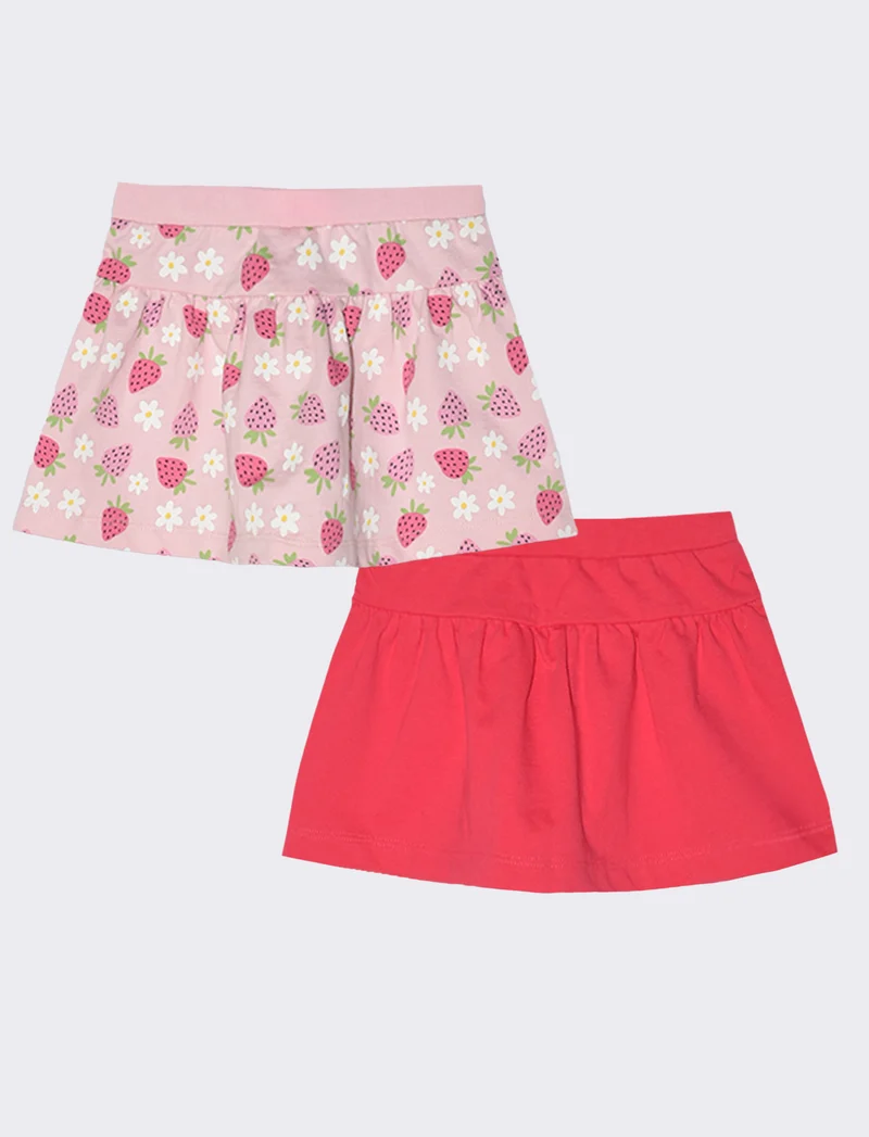 Gonna bipack. da neonata - Rosa