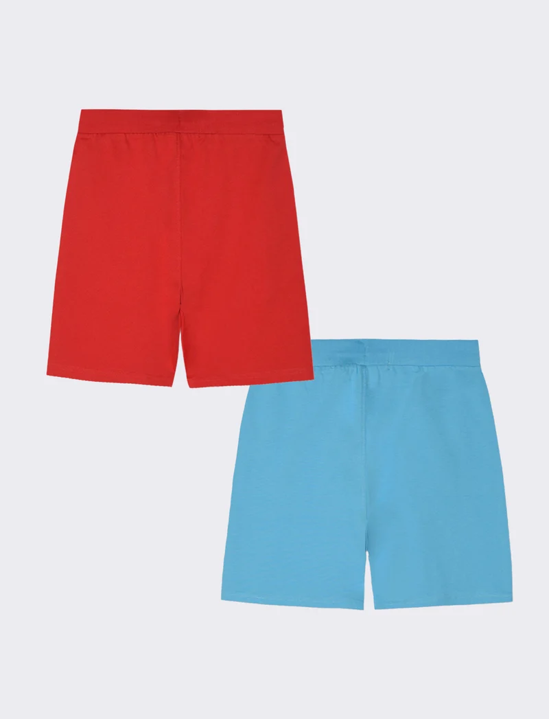 Bermuda 2 pack da bambino - Turchese
