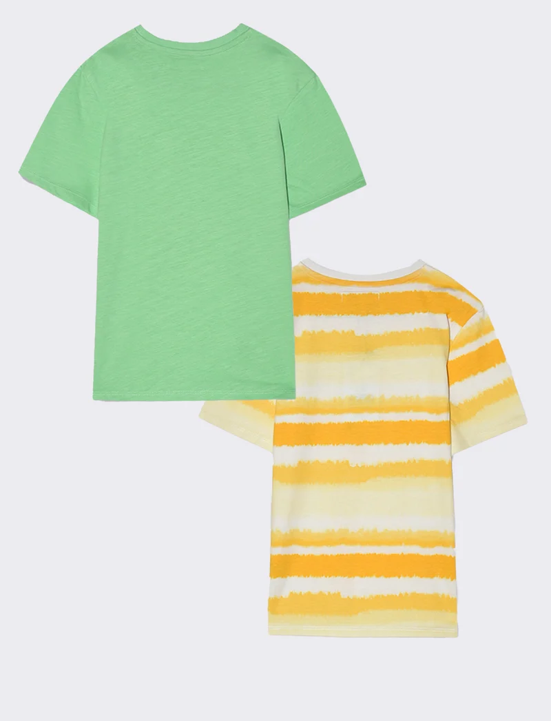 T-shirt 2 pack da bambino - Arancione