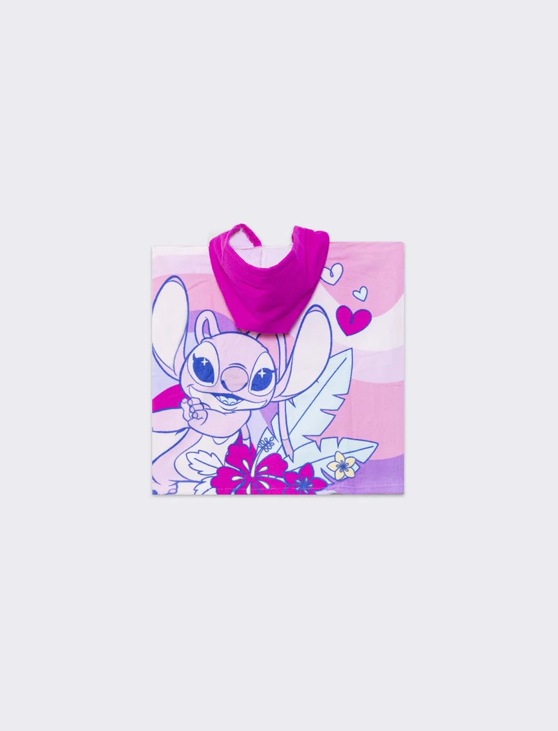 Poncho mare bambina licenze - Lilla