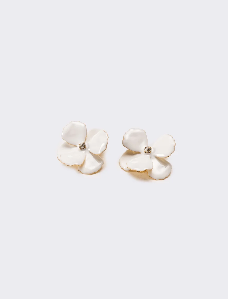 Orecchini donna con clip cuori - Oro