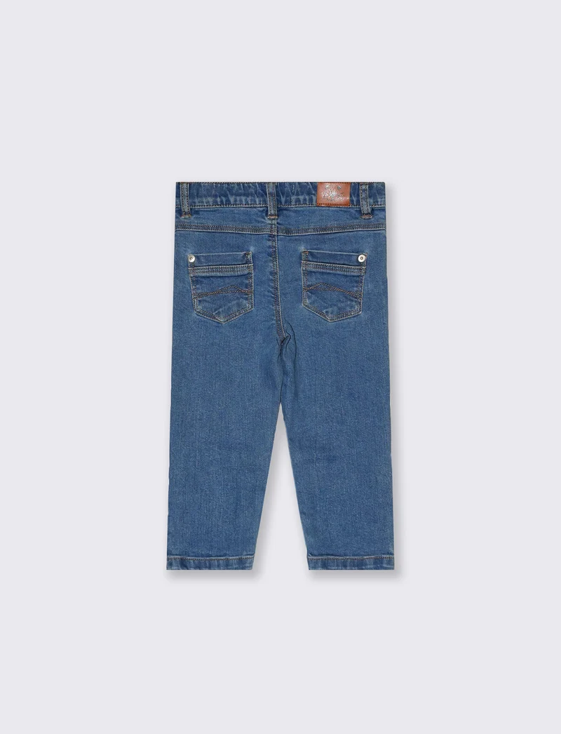 Jeans con rotture da neonato - Denim