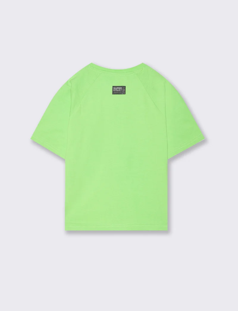 Maglietta con zip da bambino - Verde