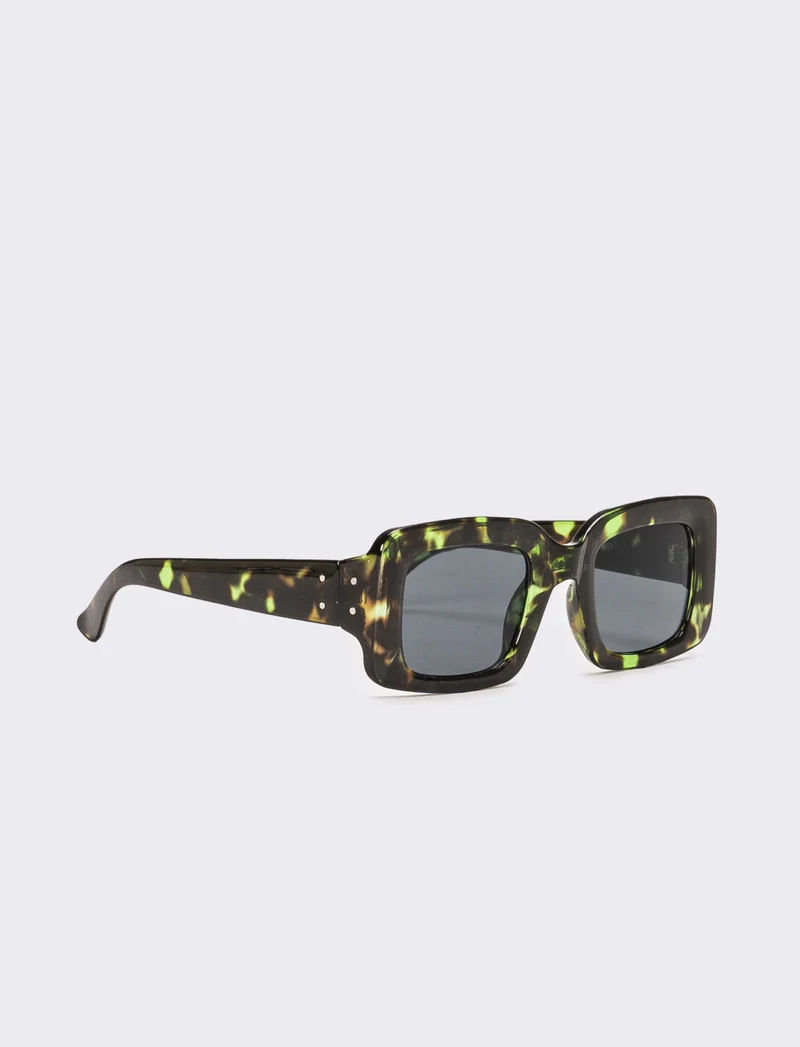 Occhiali donna rettangolari - Verde