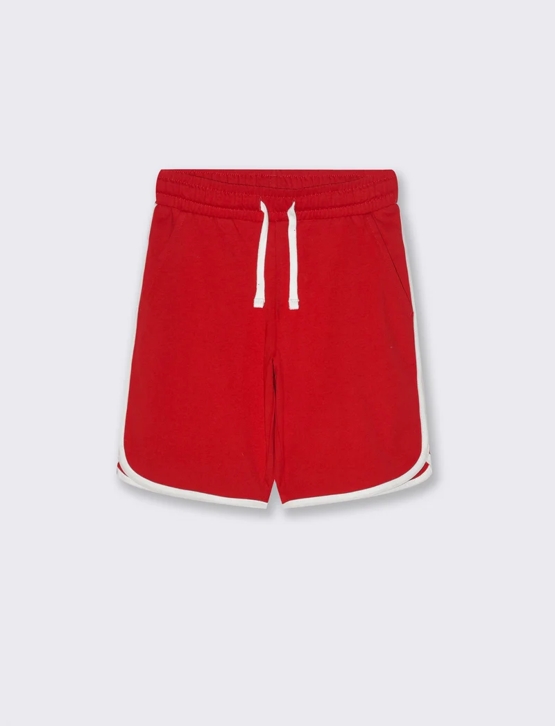 Bermuda modello baseball da bambino - Rosso