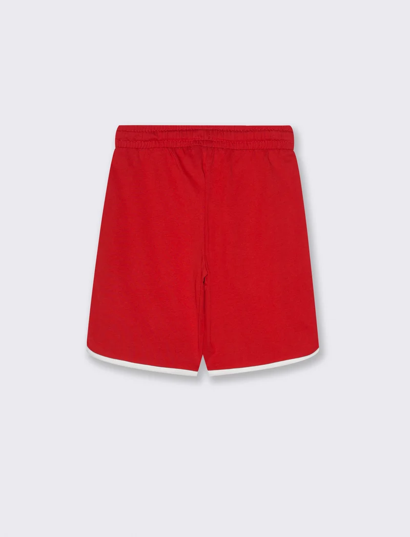 Bermuda modello baseball da bambino - Rosso