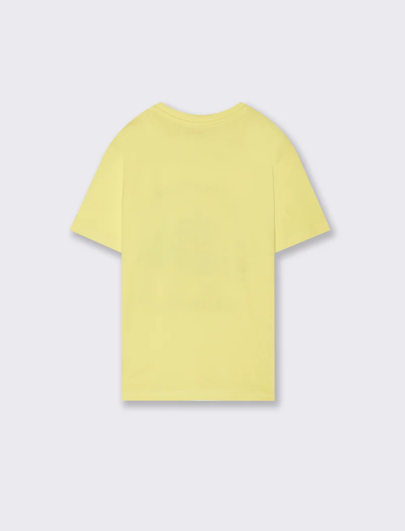 T-shirt mezza manica da bambino - Giallo