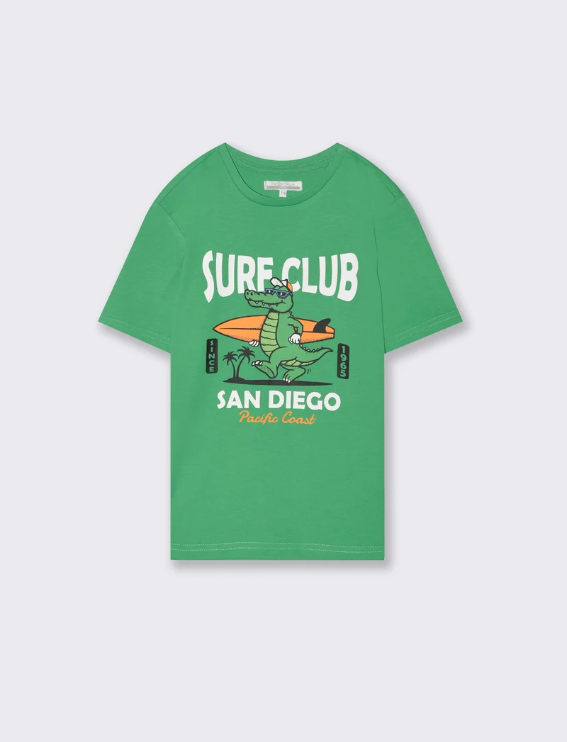 T-shirt mezza manica da bambino - Verde