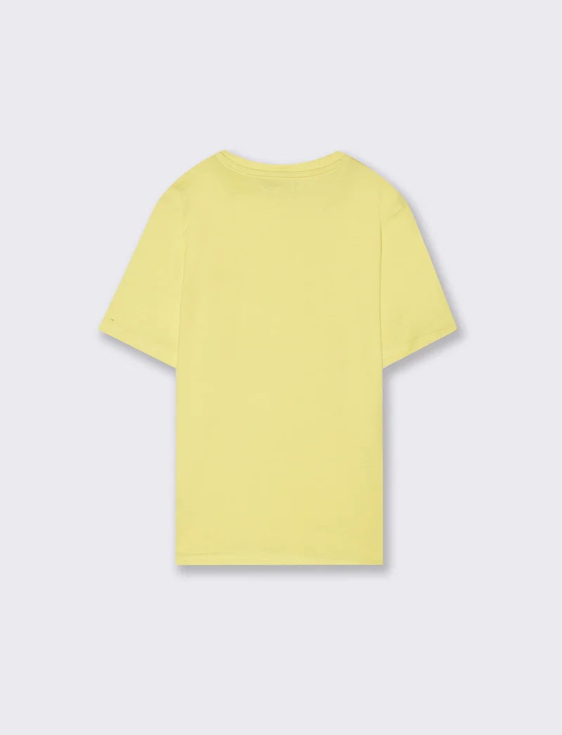 T-shirt mezza manica da bambino - Giallo