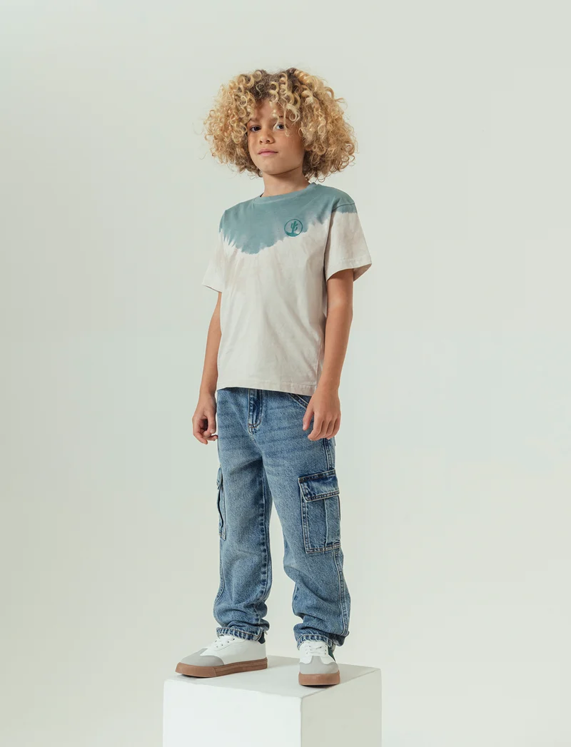 Denim cargo da bambino - Denim