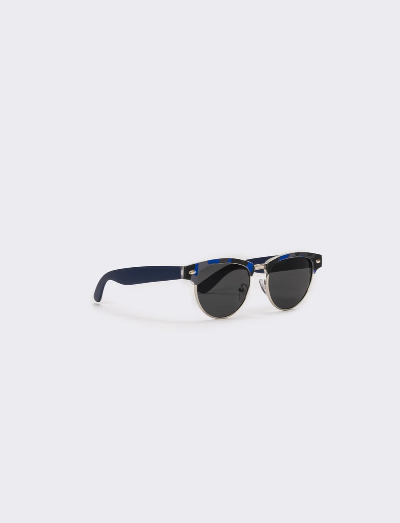 Occhiali bambino con montatura tonda - Blu