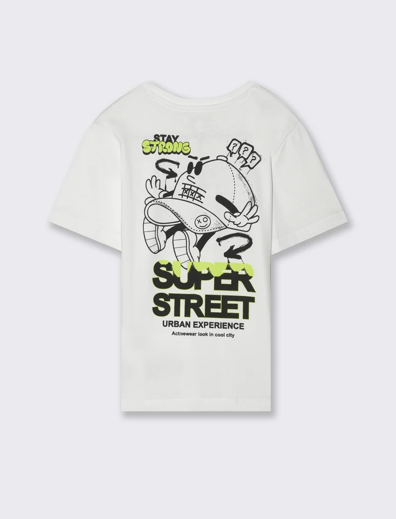 T-shirt regular da bambino - Bianco