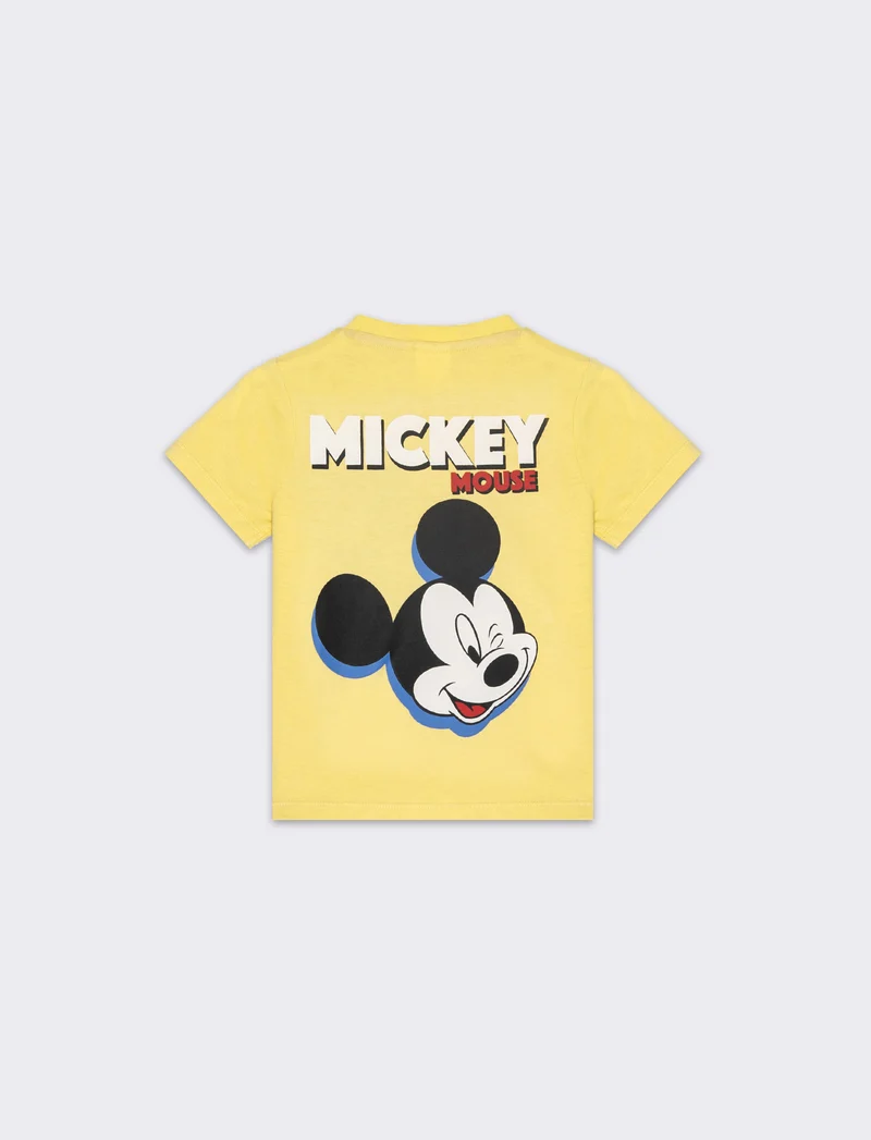 Maglietta Topolino da neonato - Giallo