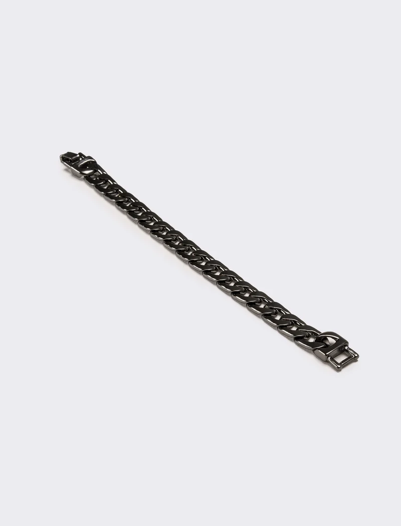 Bracciale uomo catena larga - canna di fucile