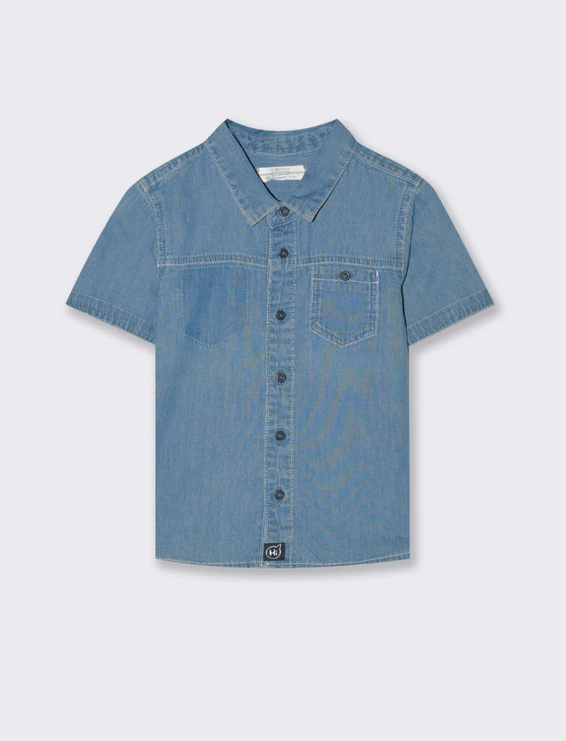 Camicia in denim da neonato - Denim