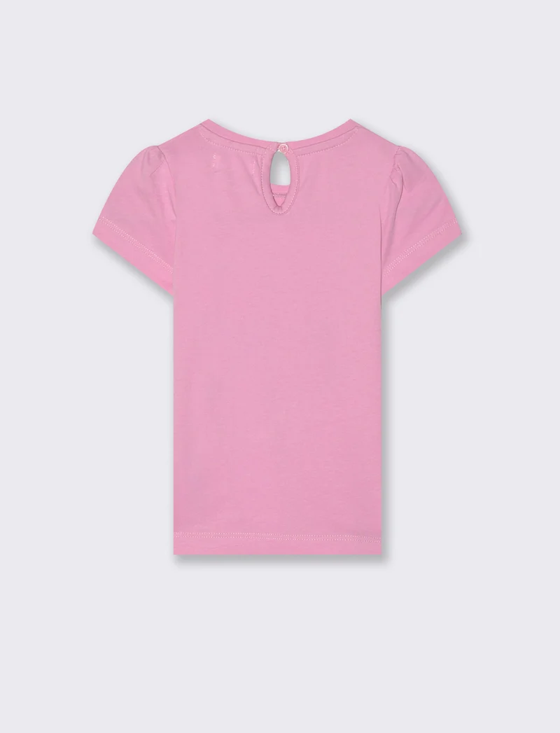 Maglia con stampa da neonata - Rosa
