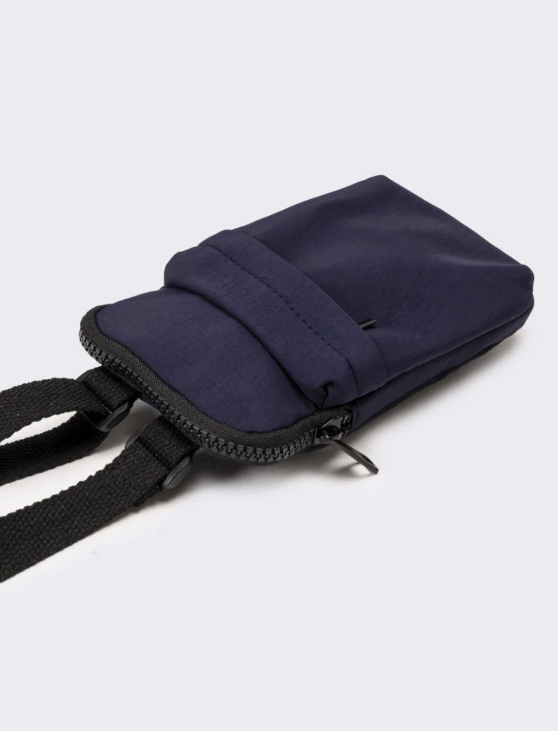 Tracollina uomo in nylon - Blu