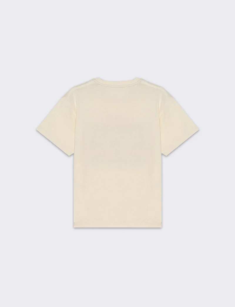T-shirt con stampata da bambino - Beige