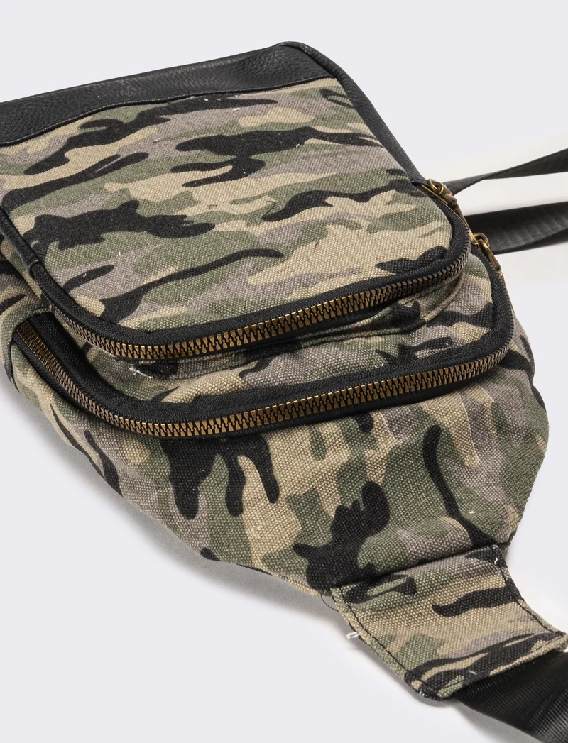 Zaino uomo monospalla - militare