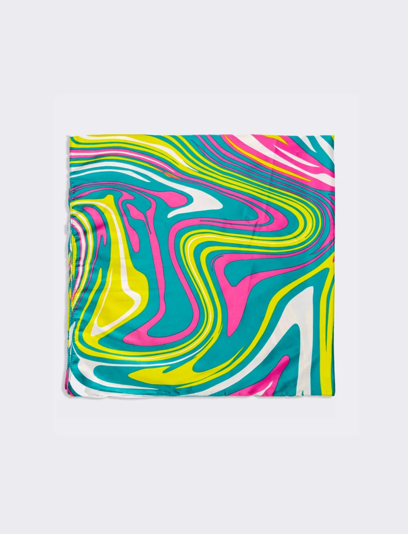 Foulard fantasia optical donna - Multicolore