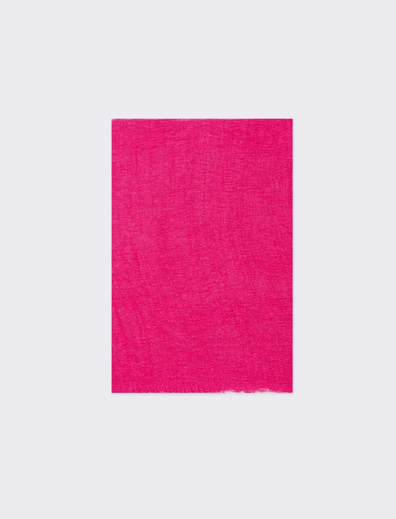 Foulard donna unito - Fuxia