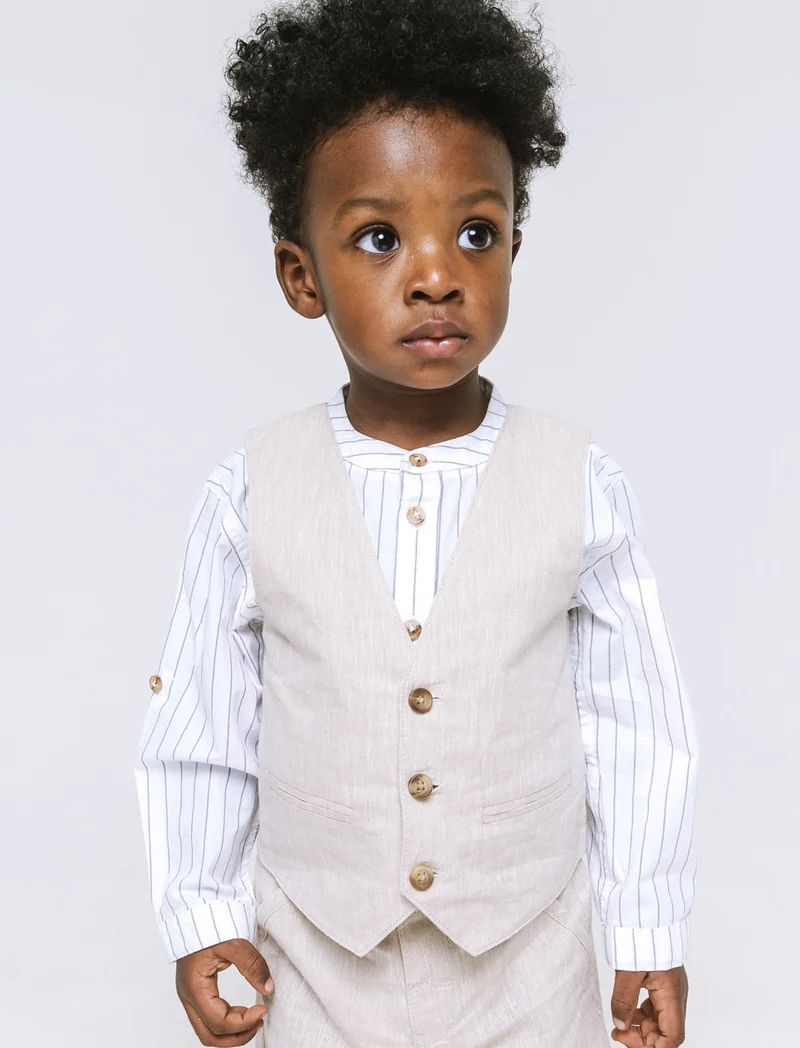 Camicia rigata da neonato - Righe