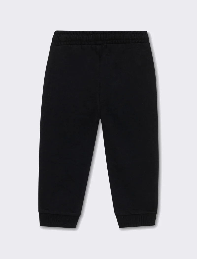 Jogger con zip da neonato - Nero