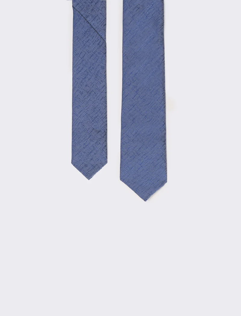 Cravatta nodo bambino - Denim