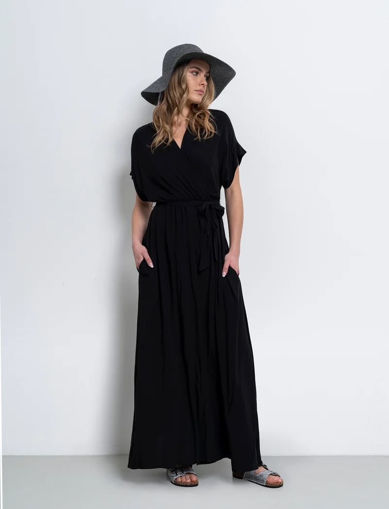 Vestito lungo da donna - Nero
