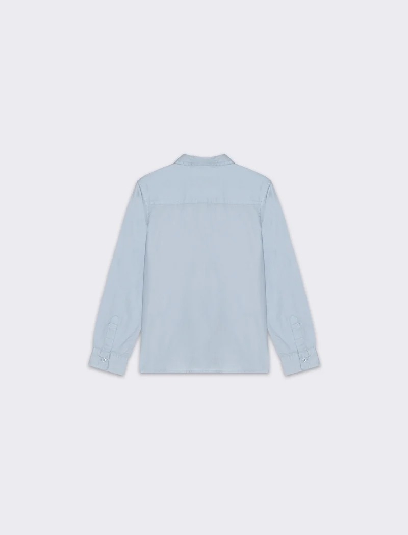 Camicia oxford da bambino - Azzurro cielo