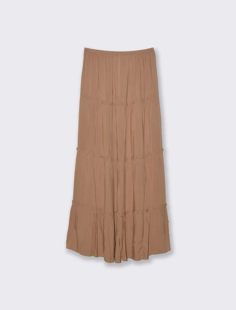 Gonna lunga da donna - Caramello