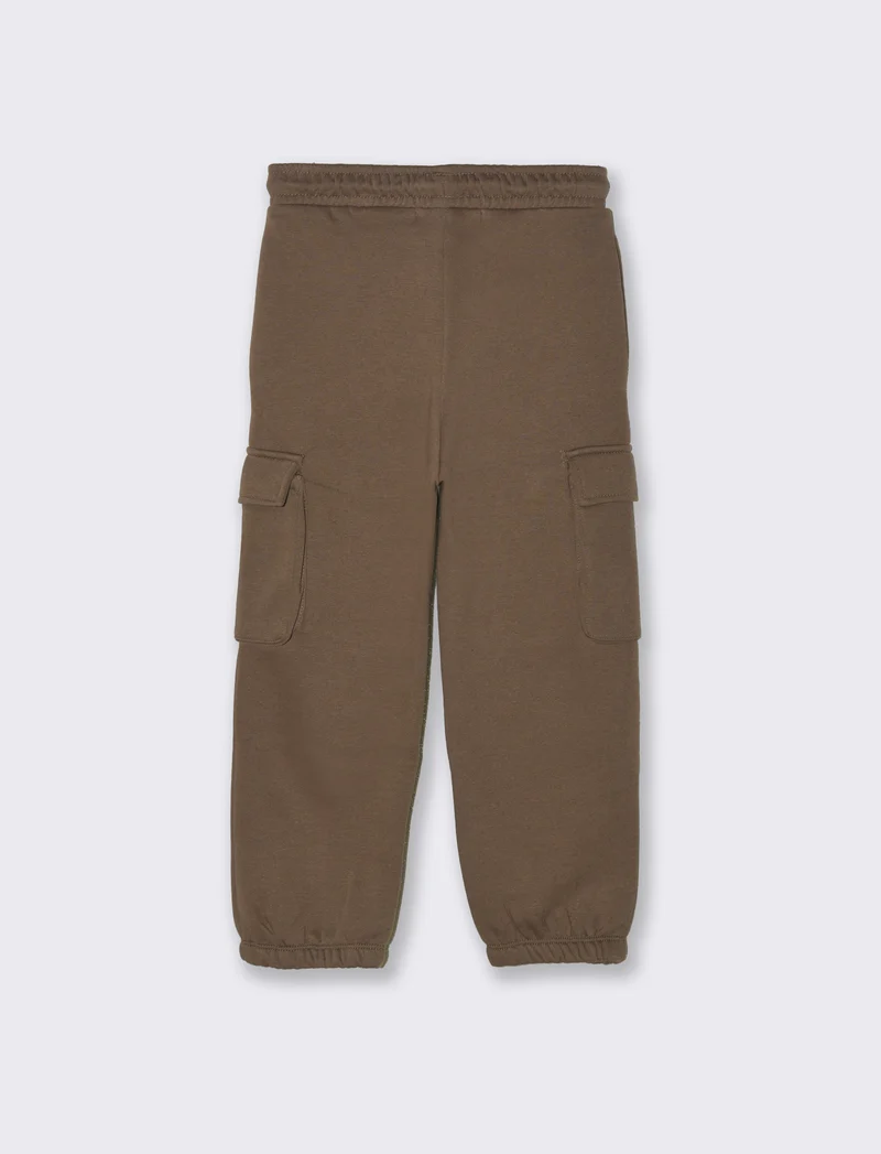 Jogger cargo da bambino - Marrone