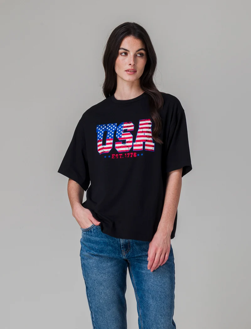 T-shirt stampata da donna - var 2