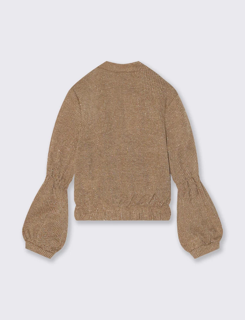 Maglia a maniche - Marrone
