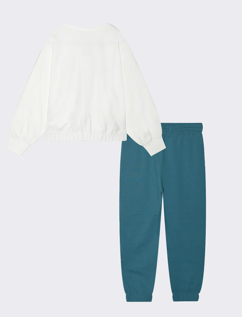 Set due pezzi da bambina - Verde
