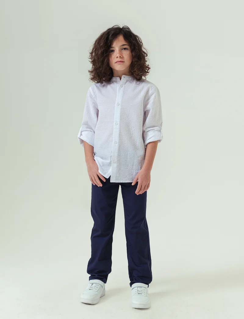 Pantaoni besic da bambino - Blu