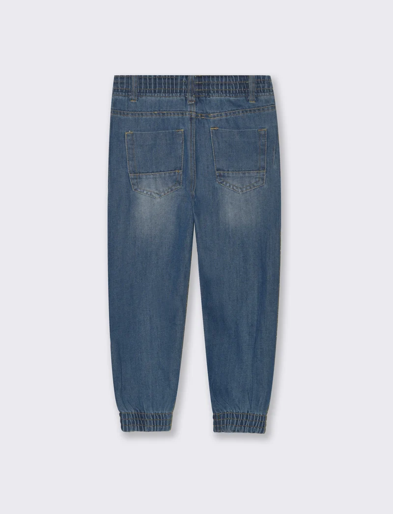 Jogger in denim da bambino - Denim