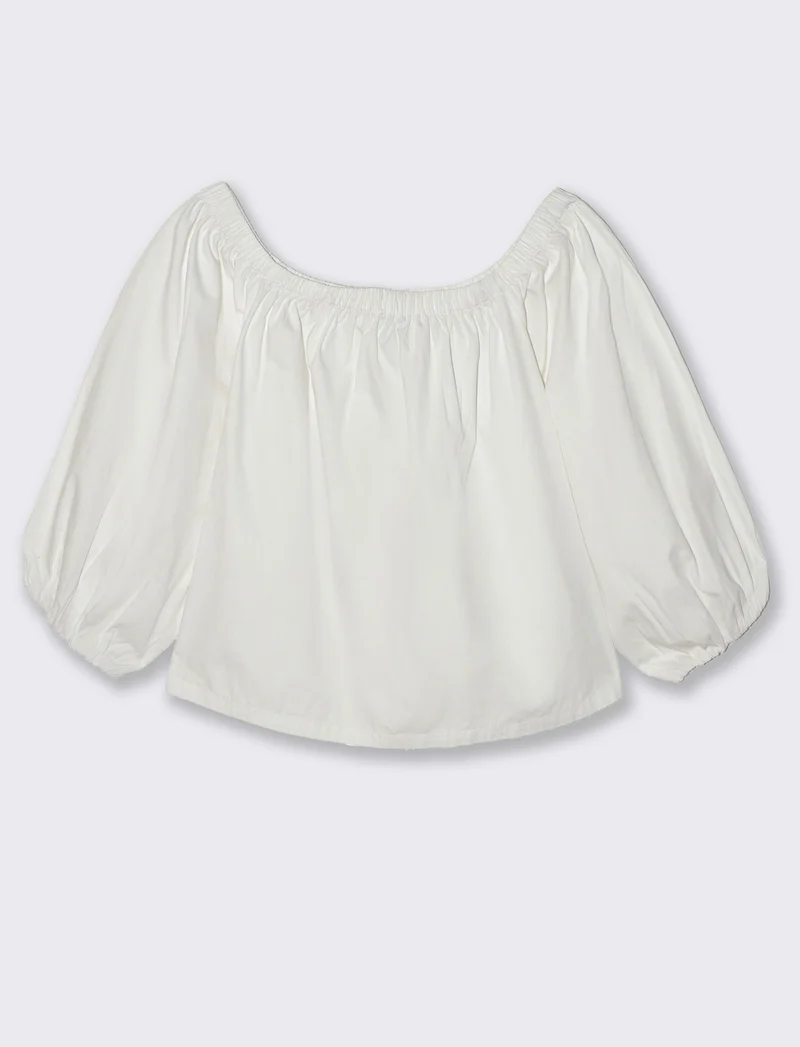 Casacca con manica a 3/4 da donna - Bianco