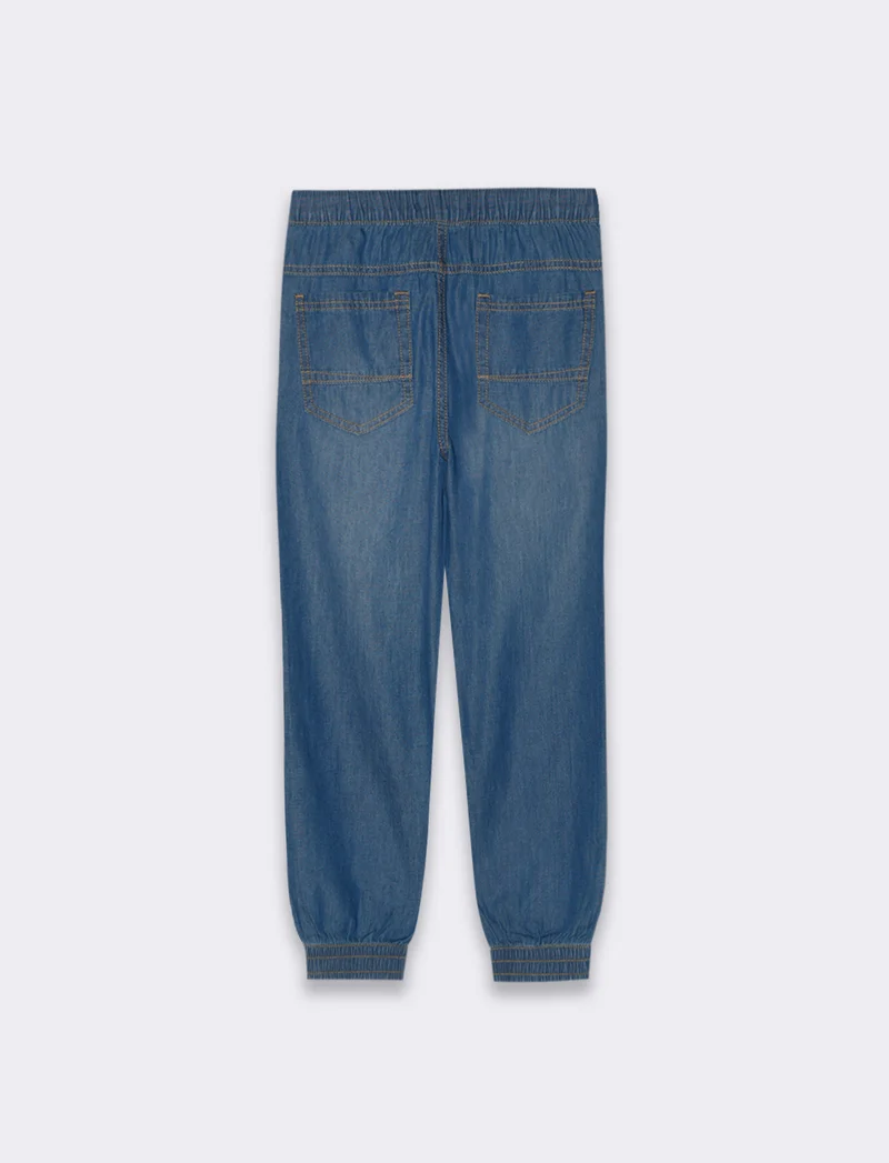 Jogger in denim leggero da bambino - Denim