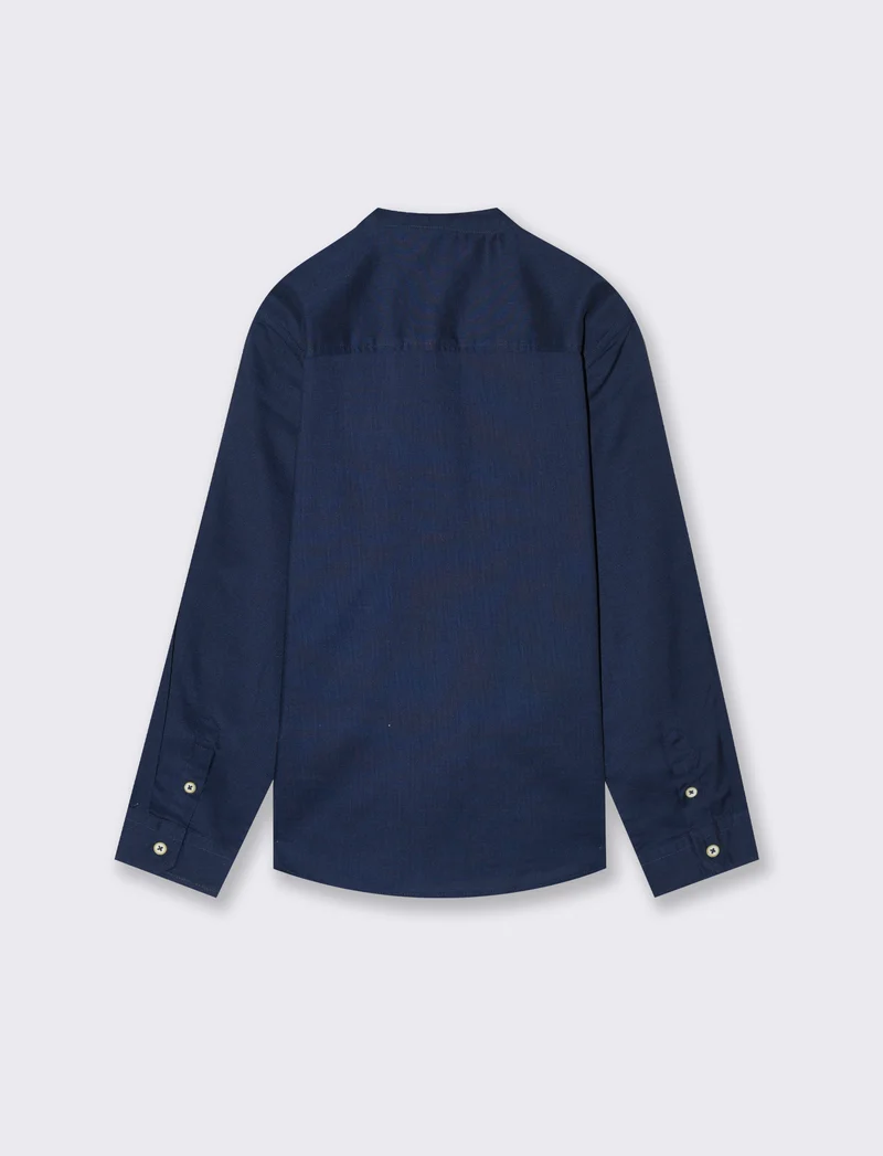 Camicia maniche lunghe da bambino - Blu