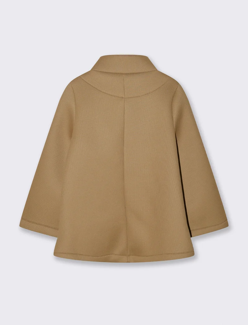 CAPPOTTINO CON MANICHE A CAMPANA - Cammello