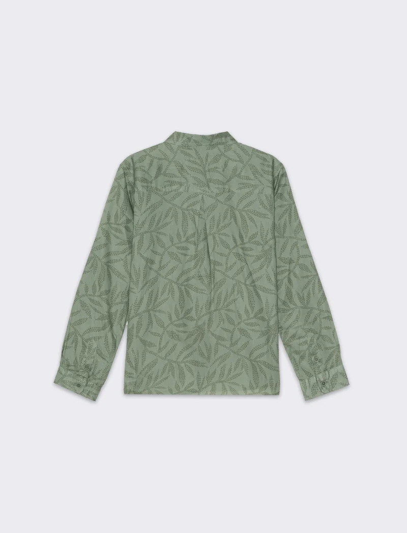 Camicia stampata da bambino - Verde salvia
